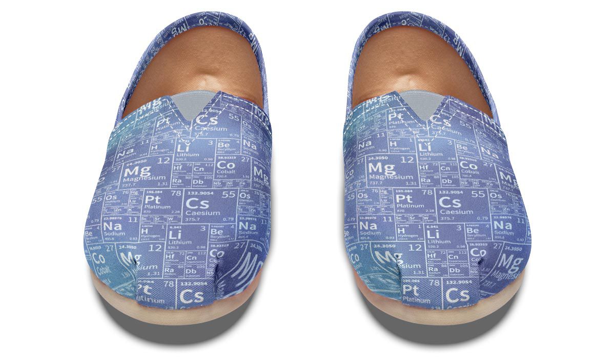 Periodic Table Tile Casual Shoes