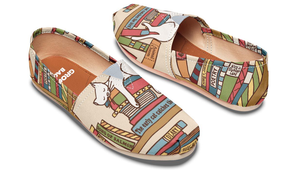 Purrrfect Books Casual Shoes