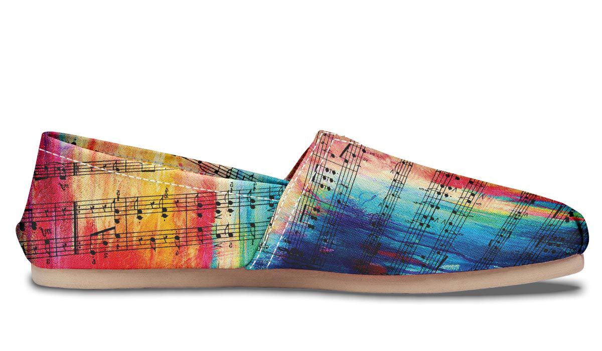 Rainbow Sheet Music Casual Shoes