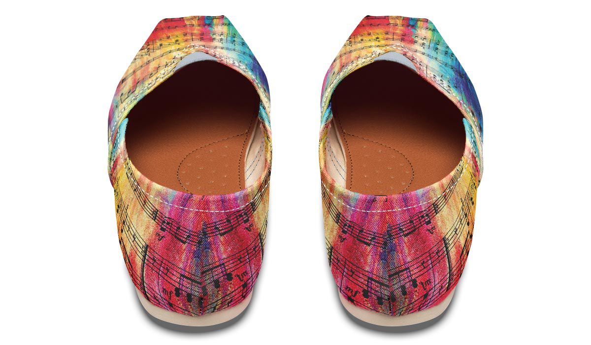 Rainbow Sheet Music Casual Shoes