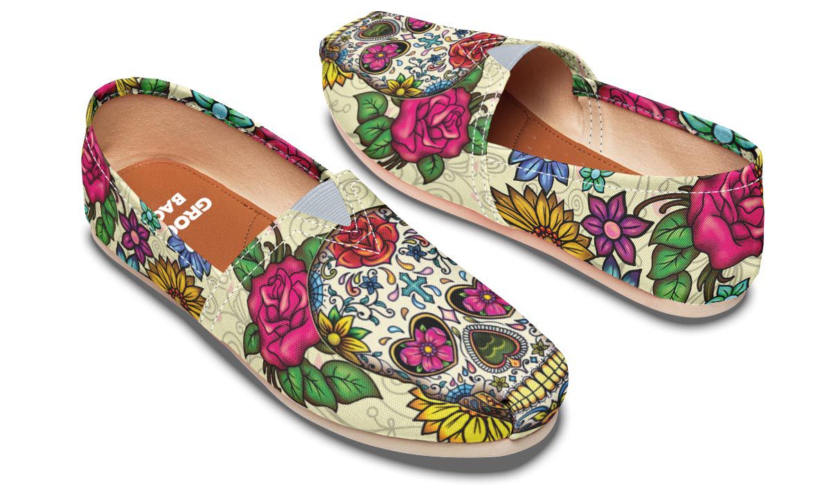 Sugar Skull Casual Shoes