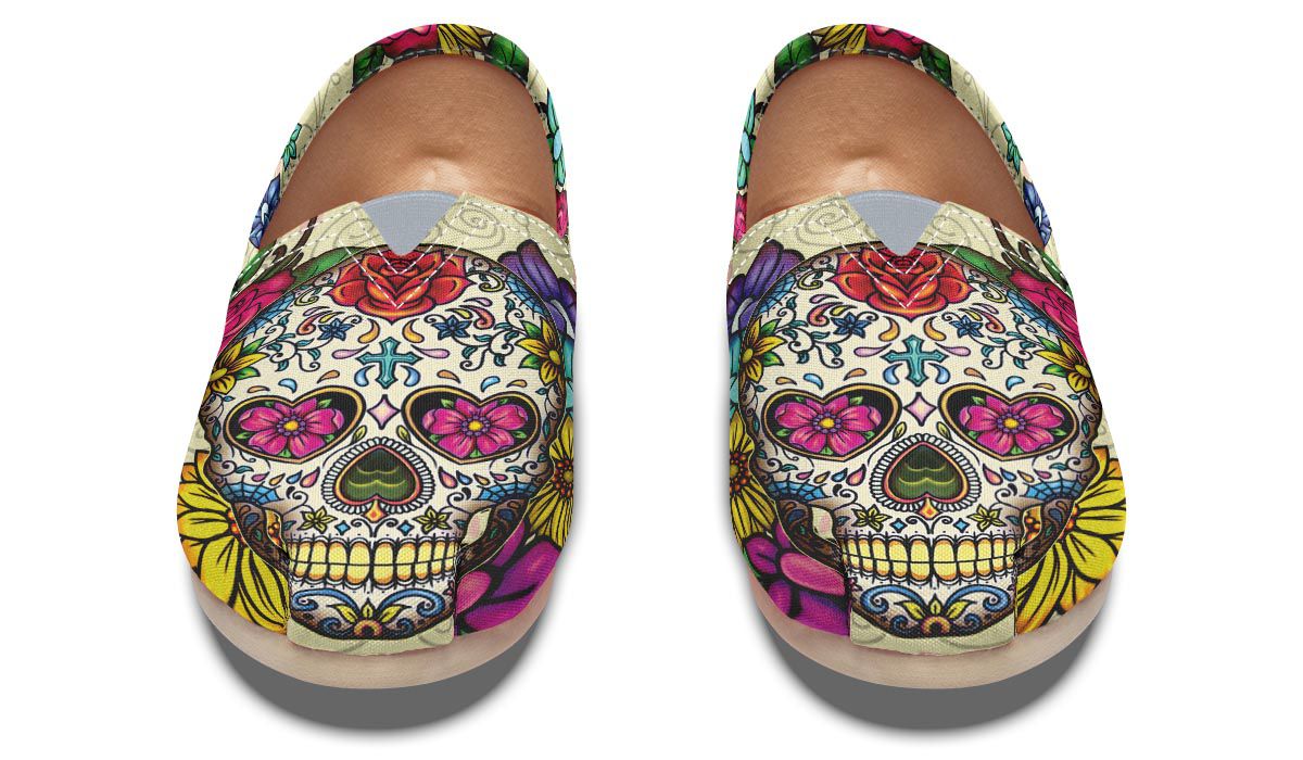 Sugar Skull Casual Shoes