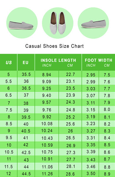 Colorful Math Formula Casual Shoes