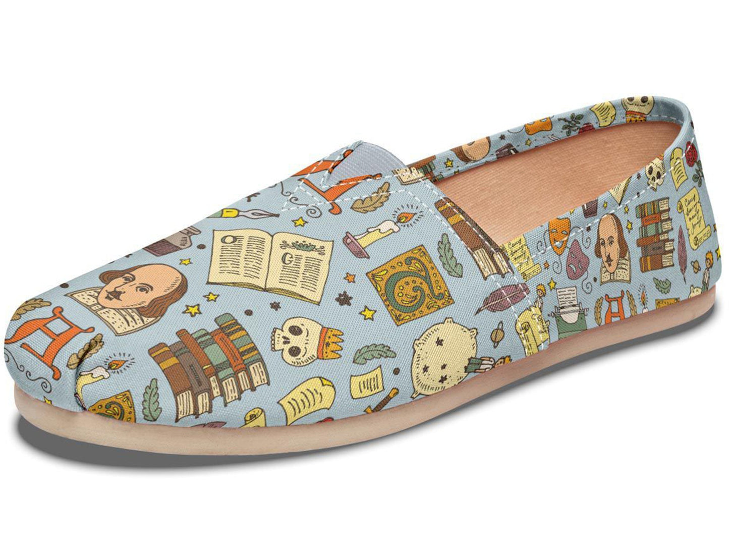 Literature Pattern Shoes