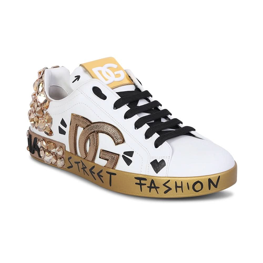 DOLCE & GABBANA Logo Patch Sneakers - Copva