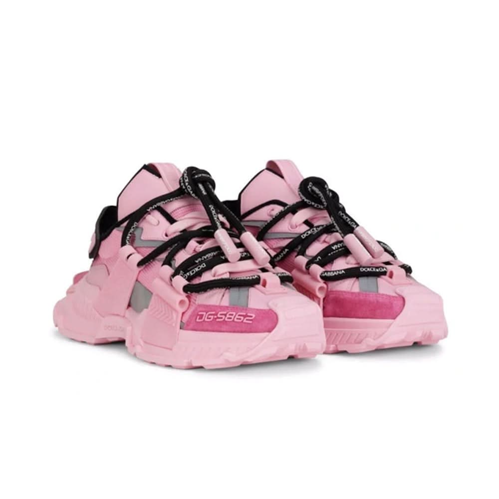 DOLCE & GABBANA Mixed-material Space Sneakers In Multicolor - Copva