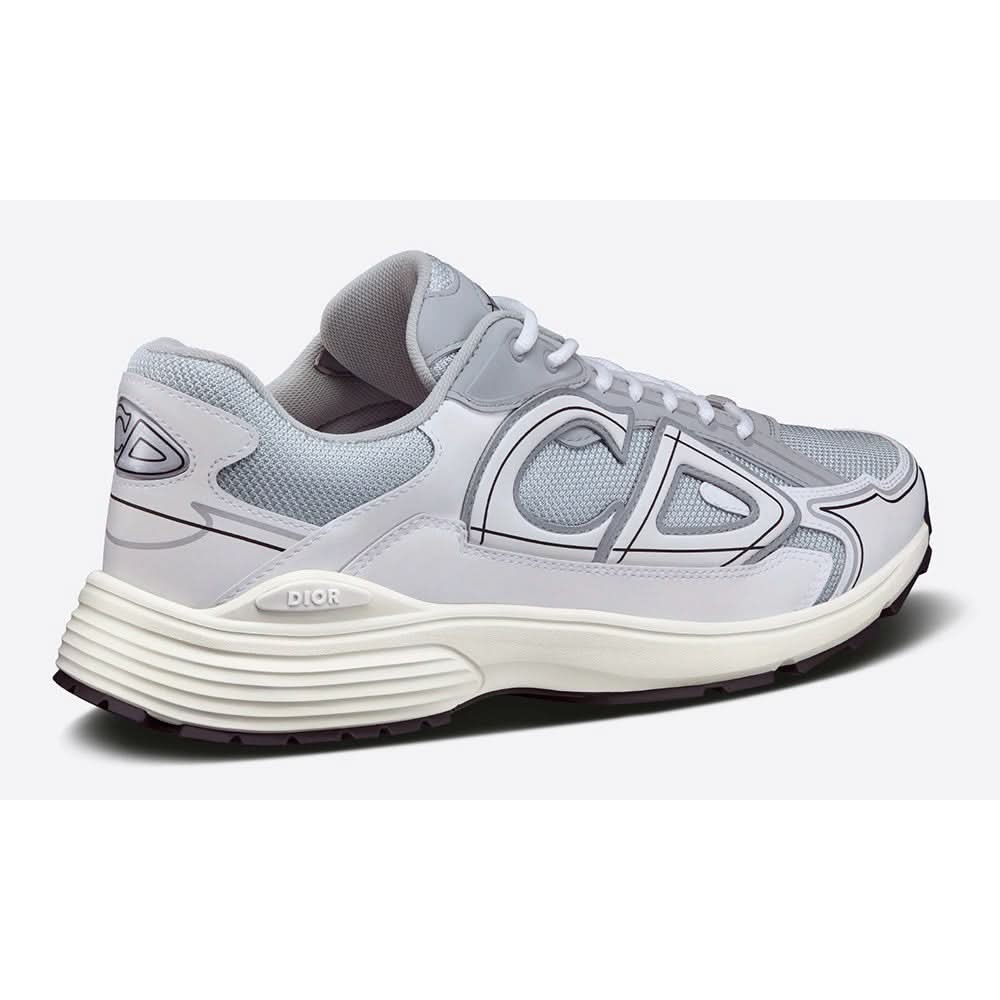 DIOR B30 SNEAKER "Gray Mesh and White Technical Fabric" - Copva
