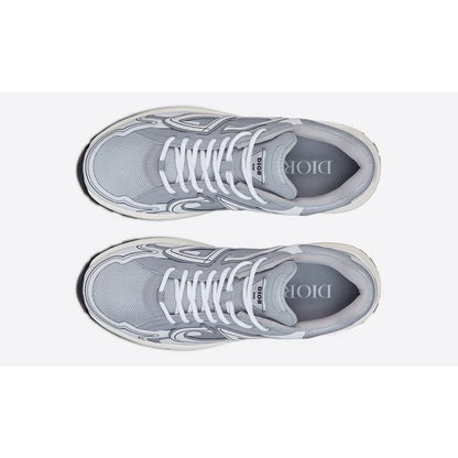 DIOR B30 SNEAKER "Gray Mesh and White Technical Fabric" - Copva
