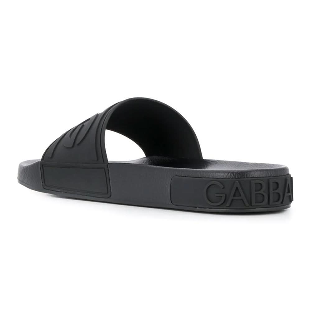 Dolce & Gabbana embossed logo slides - Copva