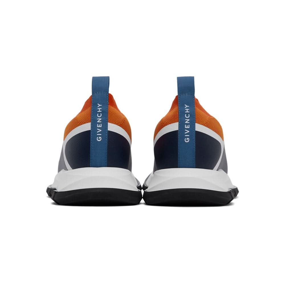 Givenchy Orange Spectre Knit Sneakers - Copva